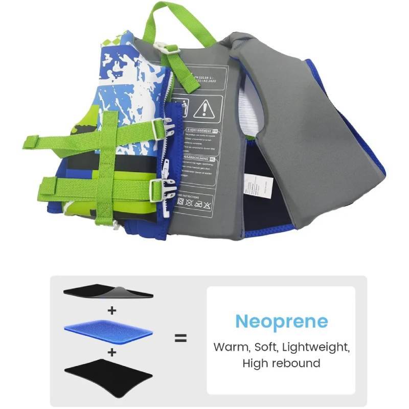 Childrens Life Vest With Foam Floatation For Swimming Safety And Water Play