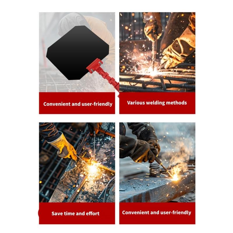 Maschera di Sicurezza Portatile per Saldatura Copertura di Sicurezza Professionale per Saldatura Protezioni con Visione Chiara e Facile Regolazione