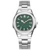 Square Sports Calendar Steel Strap Watch Men'S Quartz Watch Supply