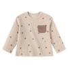 Babylove Boys Long-Sleeve Casual Cotton-Blend Crew Neck Tee