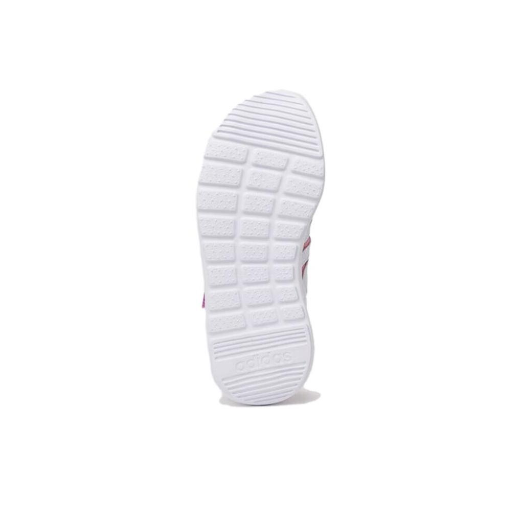 Adidas Neo Lite Racer 3.0 Comfortable Versatile Non-Slip Durable Low-Top Casual Shoes Kids Sneakers Pink White ID3398