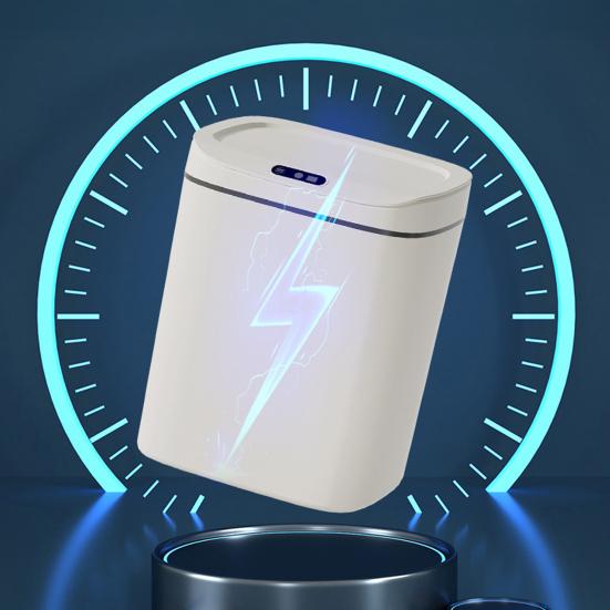 Smart Trash Bin with Sensor 12/14/16L Automatic Open Lid Garbage Storage Box Garbage Bin Odor Isolation Trash Can for Kitchen Bathroom Bedroom