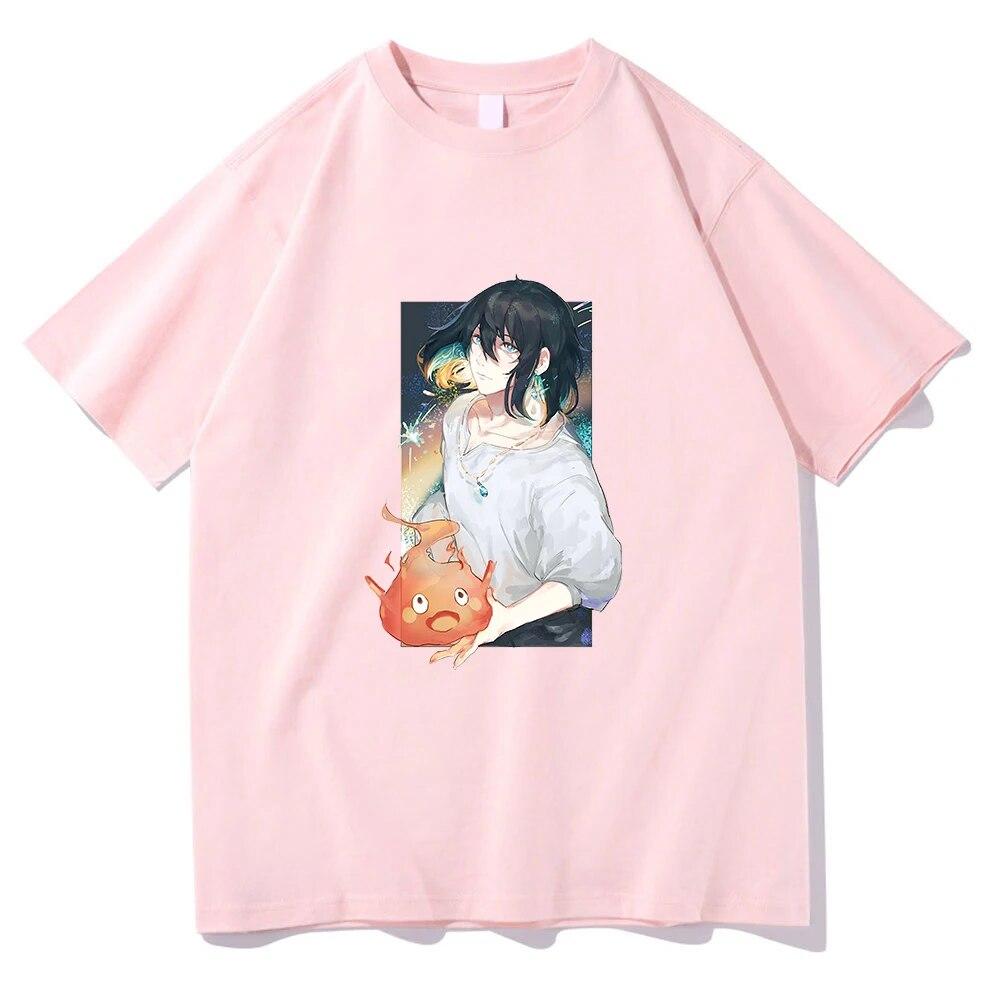 Hot Anime Unisexga T Shirt Fashion Unisex Harajuku Aesthetic Graphic Tshirt Unisex High Quality Casual Vintage Cotton Tees Shirts Tops Unisex