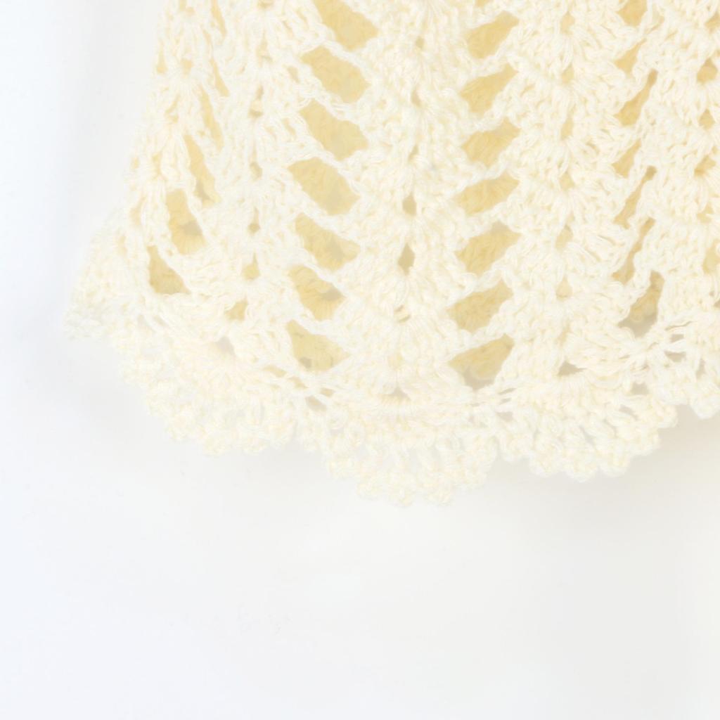 Three-Dimensional Handmade Crochet V-Neck Camisole: Sweet & Spicy Hollow-Out Knitted Top for Women - Spring/Summer Fashion Vest.