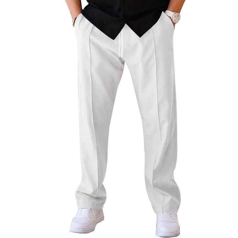 New Pants Men's Spring and Summer Loose Straight Sports Casual Trousers Oversize Trousers