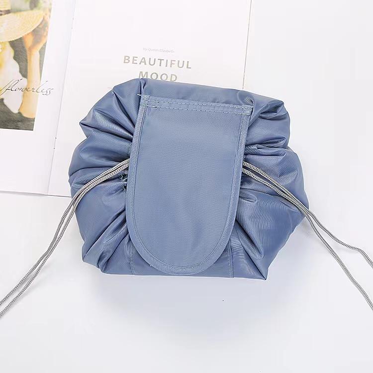 Portable Women Cosmetic Organizer Bag Drawstring Travel Makeup Pouch Waterproof Toiletry Storage Case for Beauty Tools