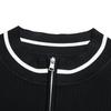 FILA White Simple Comfortable Long Sleeve Knit Top Women tops Black F11W633412FBK