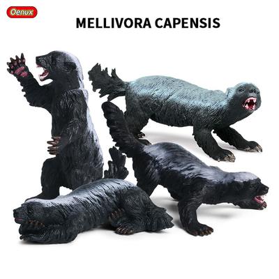 Oenux Simulation Neue Wildtierfiguren Honigdachs Mellivora Capensis Modell Actionfiguren Kinder Bildungsgeschenk Spielzeug