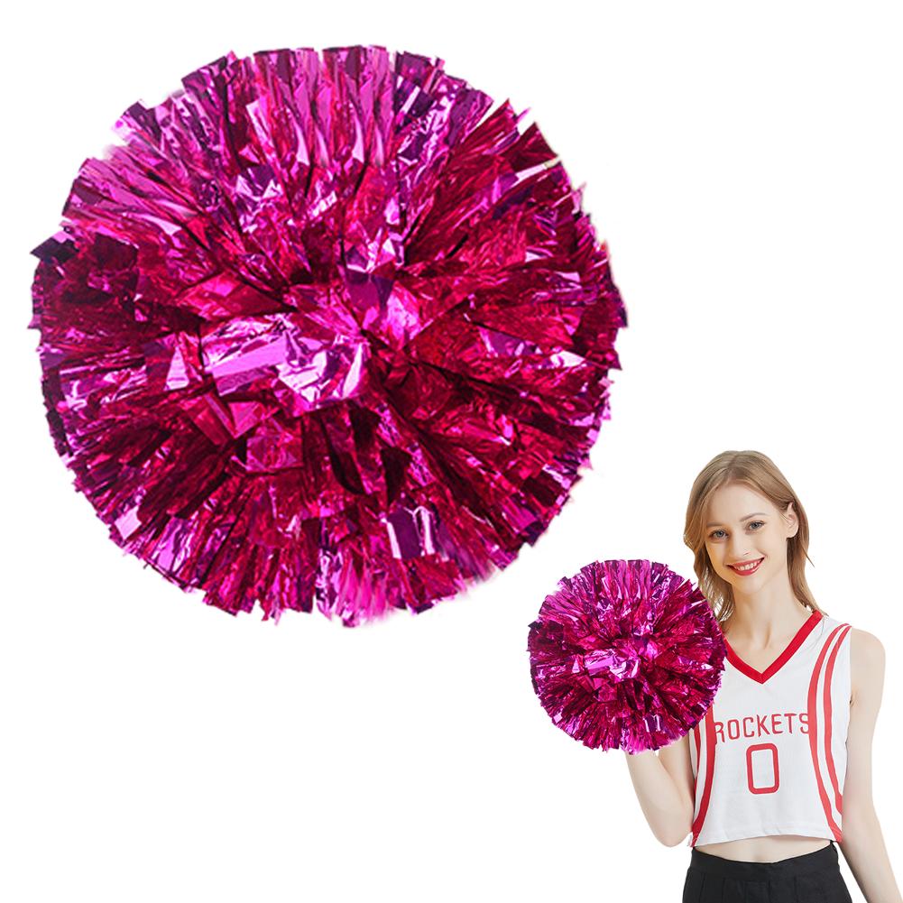 1pc Cheerleading Pom Poms Colorful Crinkle Balls Girls Kids Finger Cheer Balls Dance Cheerleading Accessories