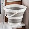 1pc Portable Folding Water Bucket - Durable PP Material, Ideal for RV, Camping, Fishing & Travel, Easy Storage & Cleaning, Camping Essentials