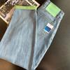 Spring Summer Women All-match Wide Leg Straight Jeans Slim High Waist Denim Trousers Harem Pants Cropped Pants
