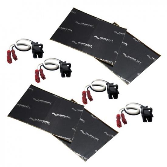 Fits Buick Riviera 96-99 Factory Speaker Replacement Harness w/ Sound Dampening