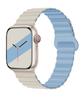 Dijiji Apple Watch Alle Modelle 9/8/7/6/5/4/Se/Ultra Silikon Gliederband Magnetisches Armband Riemen 38/40/41/42/44/45/49mm