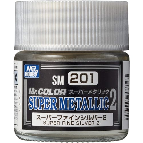

GSI Creos Mr. Super Metallic 2 Super Fine Silver 2 10ml Model Paint SM201