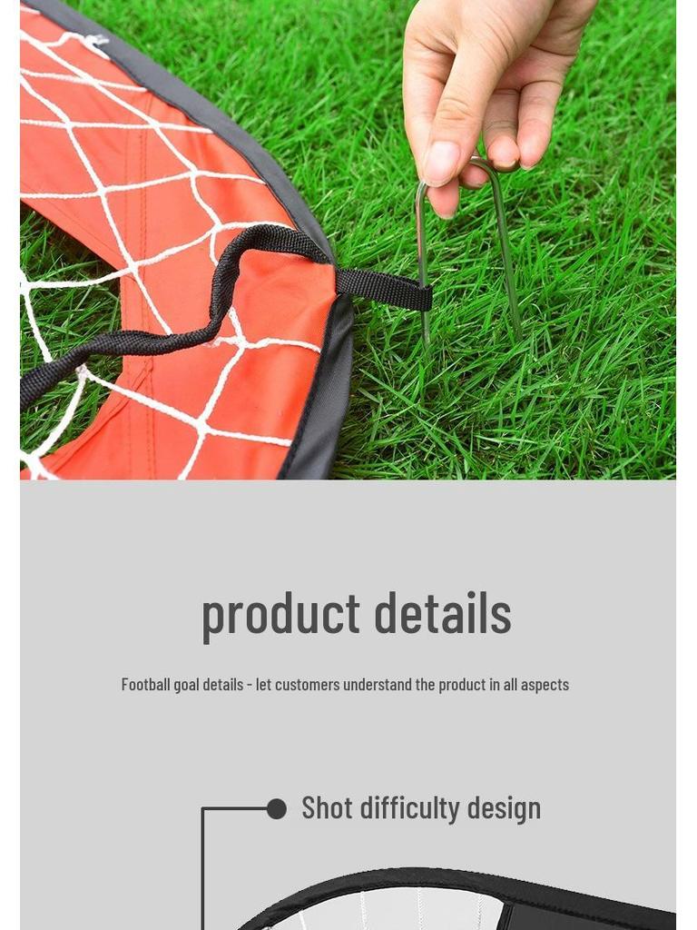 Portable Foldable 2-in-1 Soccer & Tennis Goal for Kids - Multifunctional Training Toy