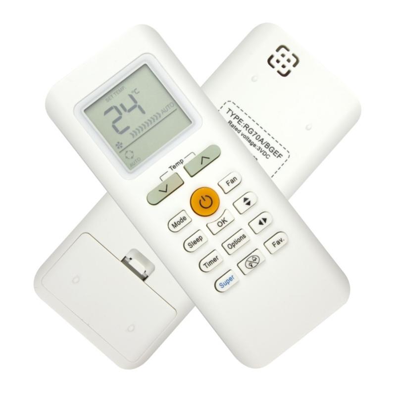 Air Conditioner Remote Control Large Screen Conditioning Controller Simple Operation Lightweight Suitable for RG70A