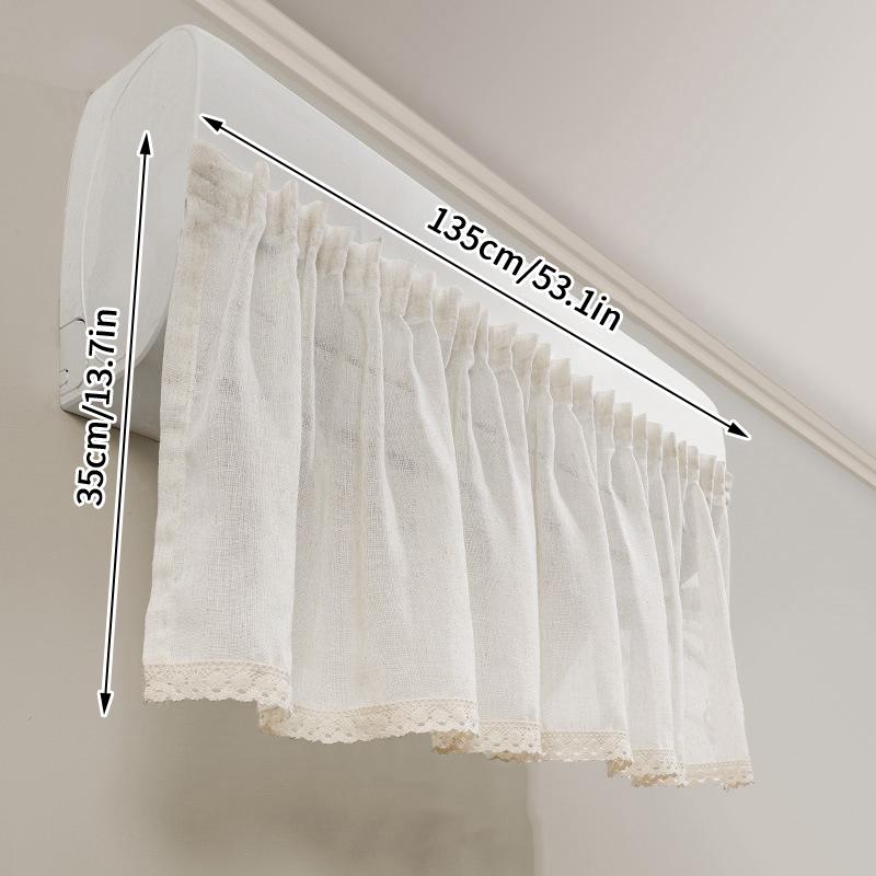 Anti-Direct Blowing Air Conditioning Windshield Set Dust Cover Cute Wind Guide Curtain No Punching Retractable