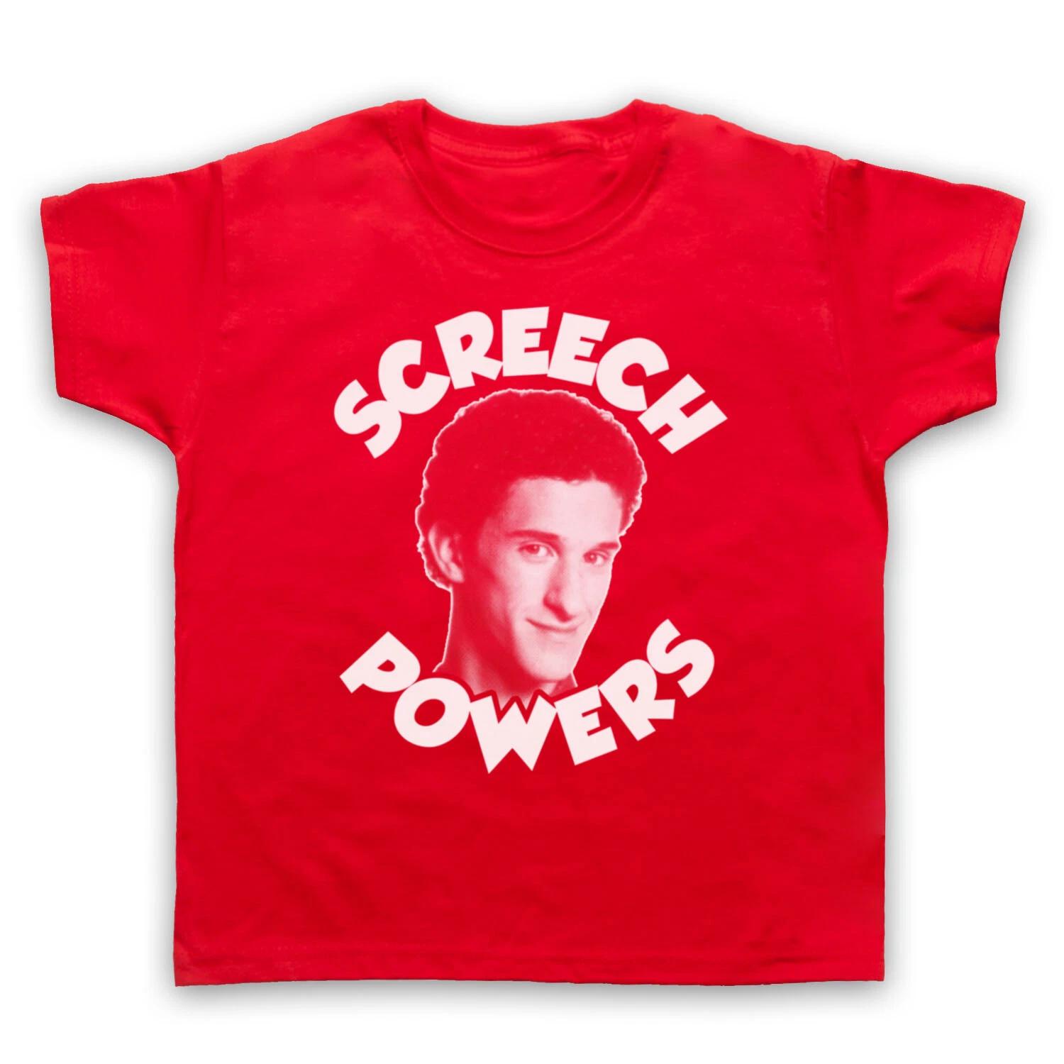 SCREECH POWERS UNOFFICIAL SAVED BY THE BELL CHARACTER KIDS CHILDS T-shirt 140