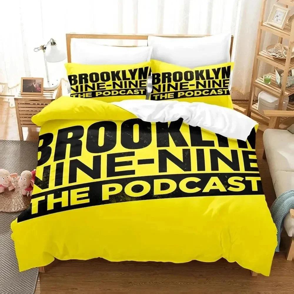 3D Print Brooklyn Nine-Nine Bedding Set Bedroom Soft Modern Bedspreads Comefortable Kids Duvet Cover Quilt Cover And Pillowcase
