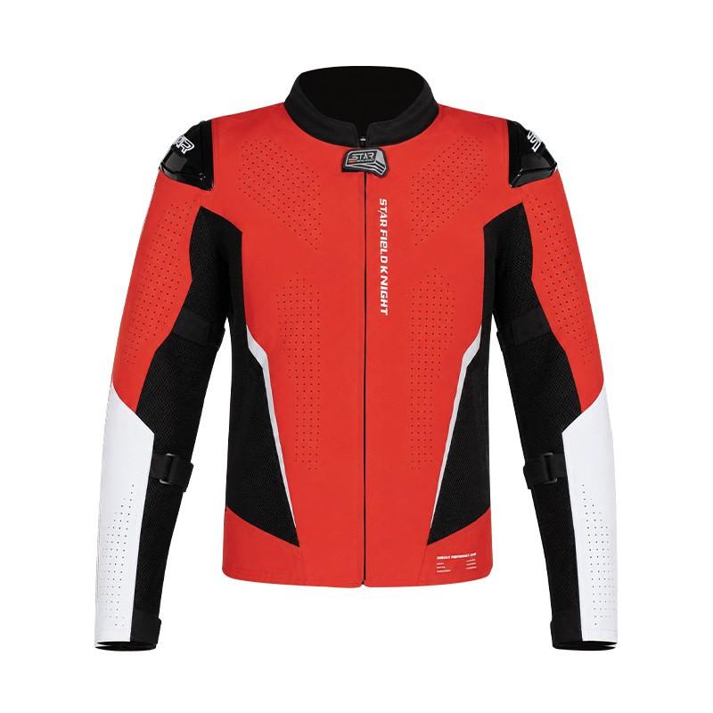 Mens Motorcycle Riding Jacket With CE Armor Protection Breathable Mesh Oxford Fabric Touring Commute Gear SKJ869