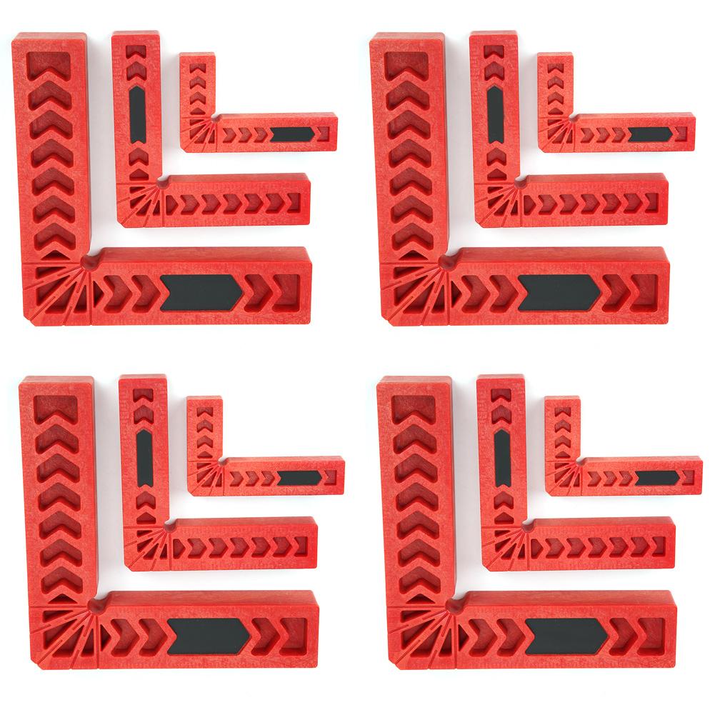 L‑Shaped 90 Degree Right Angle Positioner Woodworking Corner Clamp Carpenter Scribing Tool