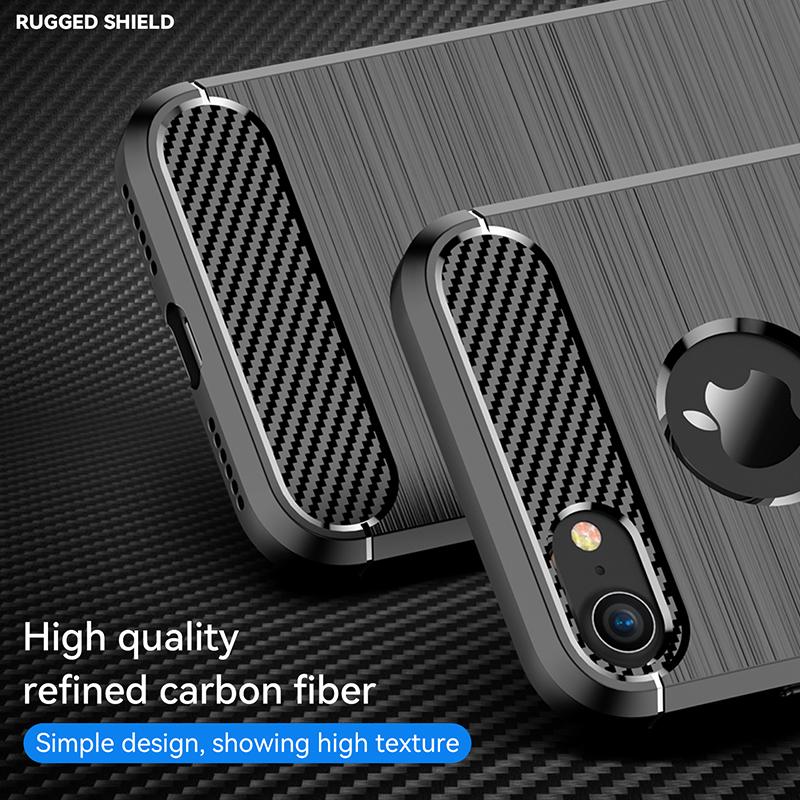 Husă pentru iPhone 7 Husă pentru iPhone 7 Husă de protecție antișoc originală TPU de lux din silicon periat din cauciuc pentru iPhone 7