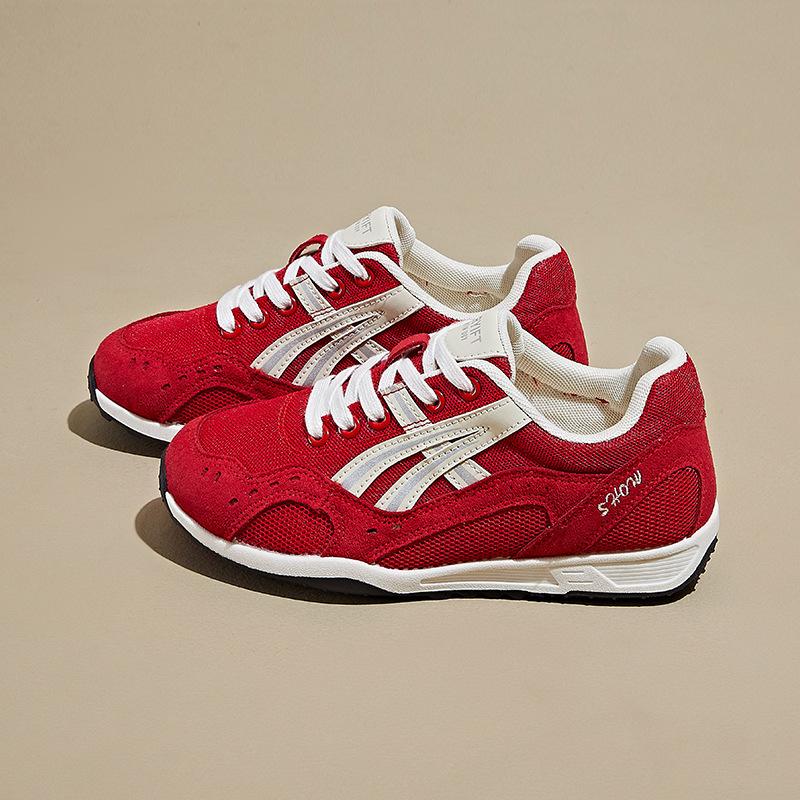 

Женские повседневные кроссовки на массивной платформе, дышащая сетка, шнуровка, нескользящая обувь для ходьбы для женщин, удобные кроссовки для работы на открытом воздухе, бега, теннисные кроссовки 40 красный