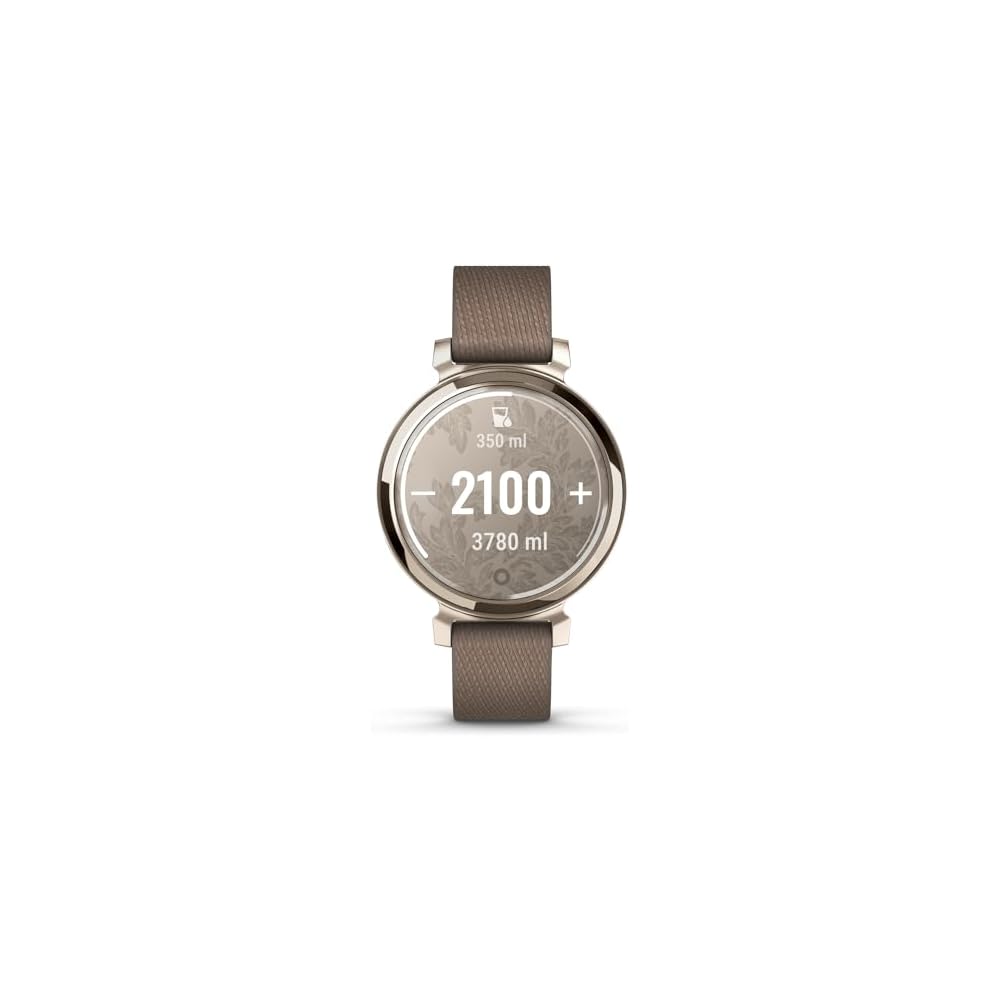 Garmin Lily 2 Classic Coffee Nylon/Cream Gold [Suica Compatible Model/5 Days Battery Life On a Full Charge/sleep Analysis/stress level/Body Battery/co