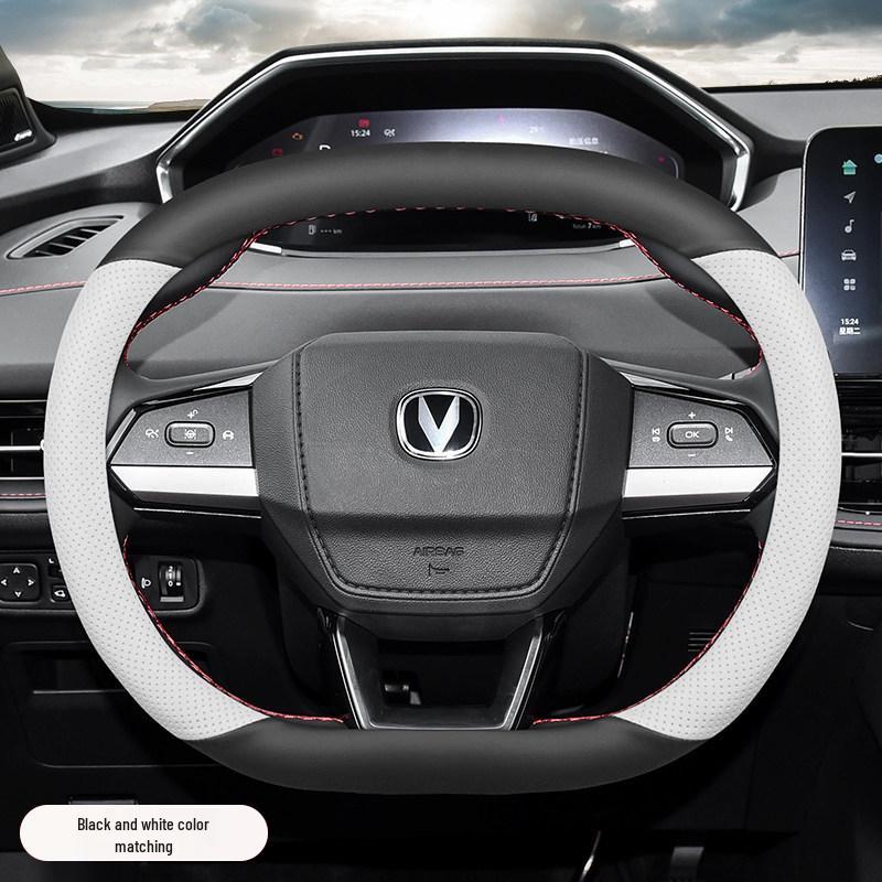 Changan CS55 PLUS & Yidda Unikunividd 2nd/3rd Gen Genuine Leather Steering Wheel Cover