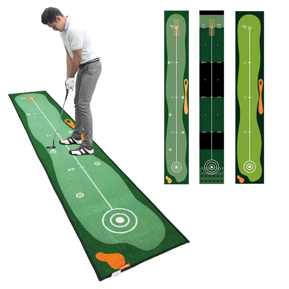 Foldable Golf Putting Practice Mat 50X300cm Golf Hitting Mat Golf Training Pad  Adults
