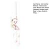 Butterfly Sun Catcher Ornament Indoor Outdoor Natural Stone Fake Crystal Butterfly Decoration Wall Window Hanging Fake Amethyst Butterfly Rainbow