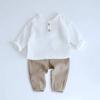 Spring Baby Boy Clothes Toddler Soft Cotton Long Sleeve T-shirt  + Pants 2Pcs Kids Outfits