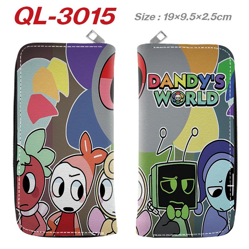 Space Dandy Anime Wallet PU Leather Long Zip Purse Full Color Waterproof Card Holder