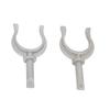 2Pcs Rowlock Socket Bracket 2in Aluminum Portable Durable Side Mount Oarlock Rowlock for Boat Yacht
