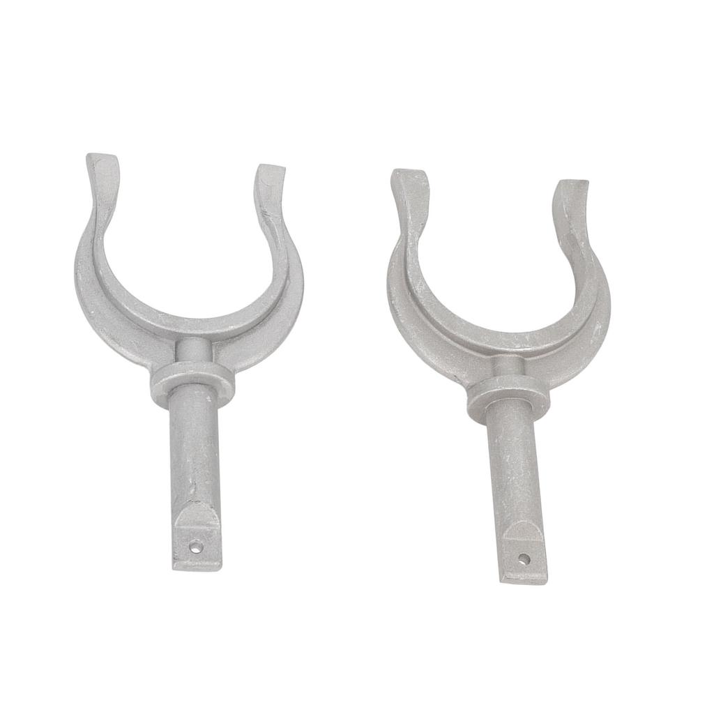 2Pcs Rowlock Socket Bracket 2in Aluminum Portable Durable Side Mount Oarlock Rowlock for Boat Yacht
