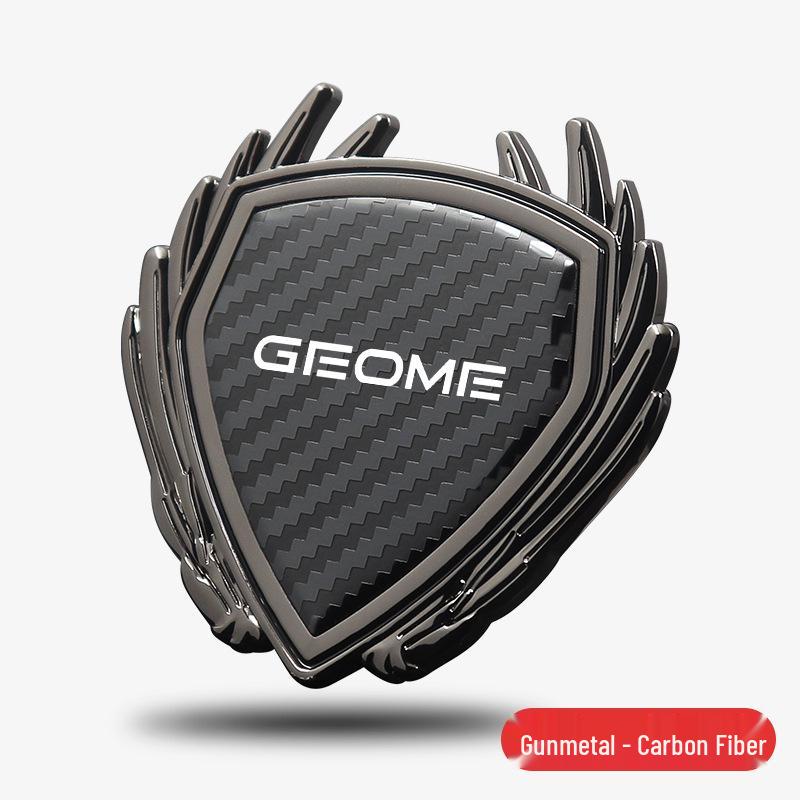 Geely Vision Dream Edition Metal Car Emblem Badge for Side, Trunk, and Window.