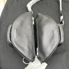 [Gebraucht] Attica Doppeltes Bauchtaschen-Set Silberne Kette Hüfttasche Umhängetasche Schwarz - Unbenutzt #NAELC6