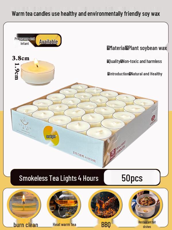 Ally 4-Hour Smokeless Tea Light Candles