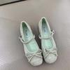 Women's French Mary Jane Ballet Flats - Spring 2025 Style with Inner Height Increase