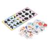 Shadow Matching Cards Wood Blocks Animal Fruit Shape Pairing Game Educational Memory Card Toy for 2‑