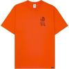 Graphic Print Crew Neck Short Sleeve T-Shirt Men Tops Orange DJ5807-817