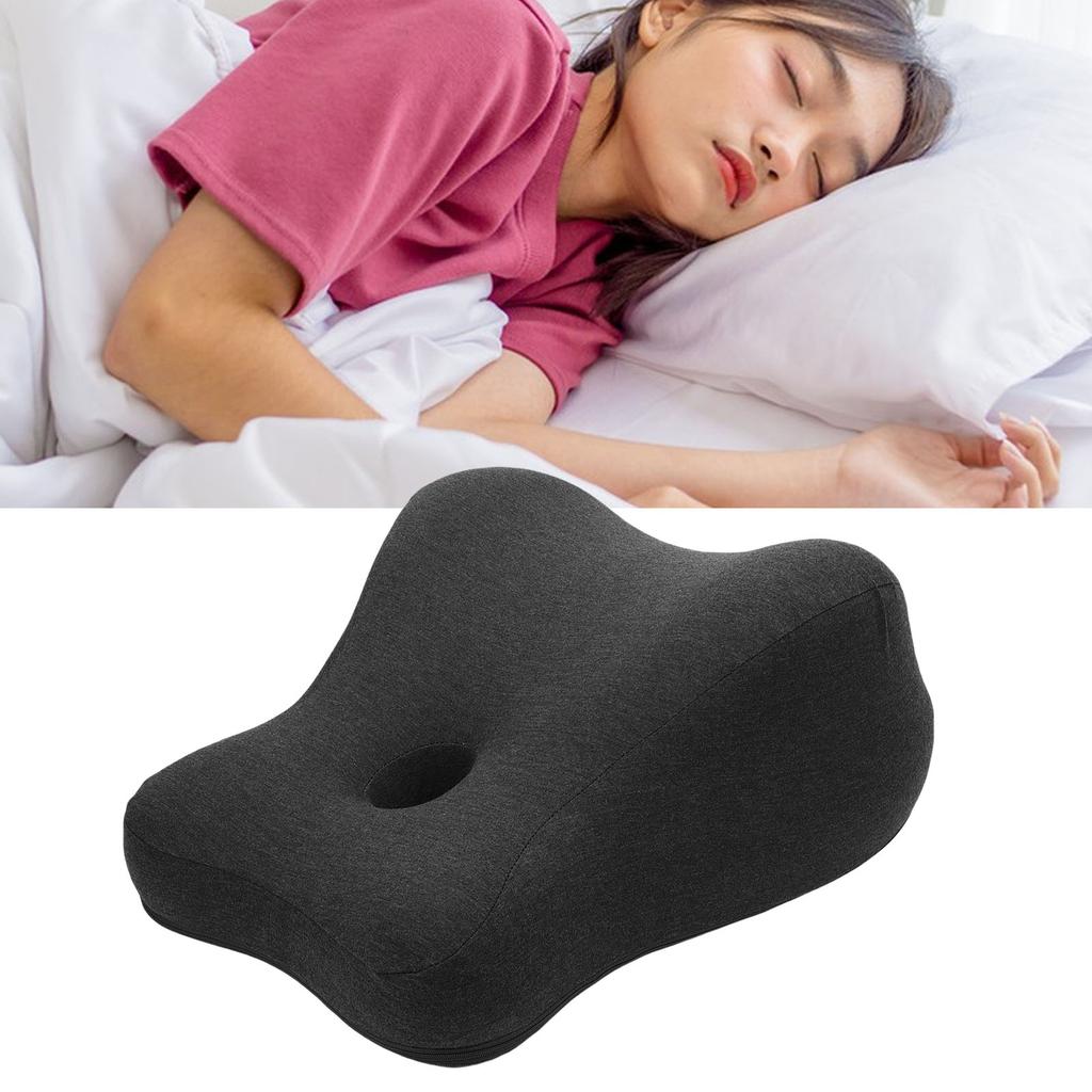 Paar Po-Kissen, Ergonomisches Kissen mit 3D-Kurvenform für Rücken- und Bauchstütze, Waschbarer Bezug, Geeignet für Wohnkultur