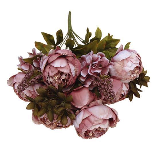 

8 шт. искусственный пион реалистичный простой в использовании винтажный искусственный букет пионов