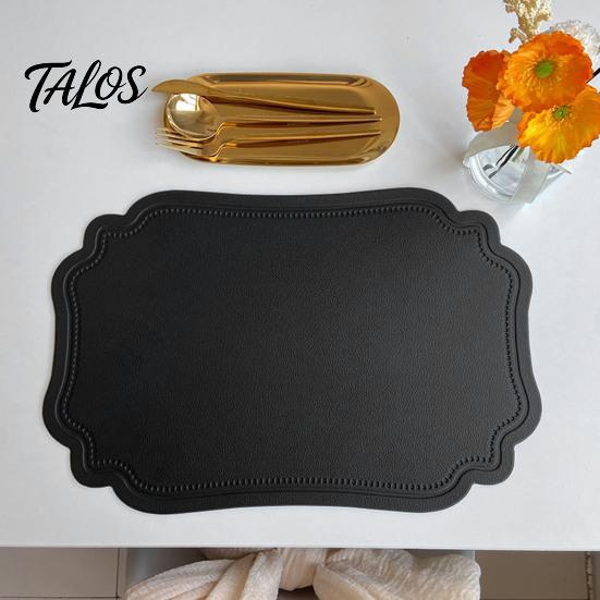 Mauspad Tischset PVC Tischset, Wasserdicht Rutschfest Tischmatte, Leicht zu Reinigen Klassisches Design Hitzebeständig Untersetzer, für Küche Esszimmer