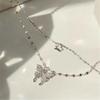 Sophisticated Butterfly Pendant Necklace Stylish Butterfly Pendant Necklace Unique Neck Chain for Everyday Wear