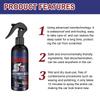 Multi-Functional Coating  Agent, 3 In1 Ceramic Car Coating Spray, High Quick Car Coating Spray Fast-Acting, Nanotechnology Plastic Parts 120ML