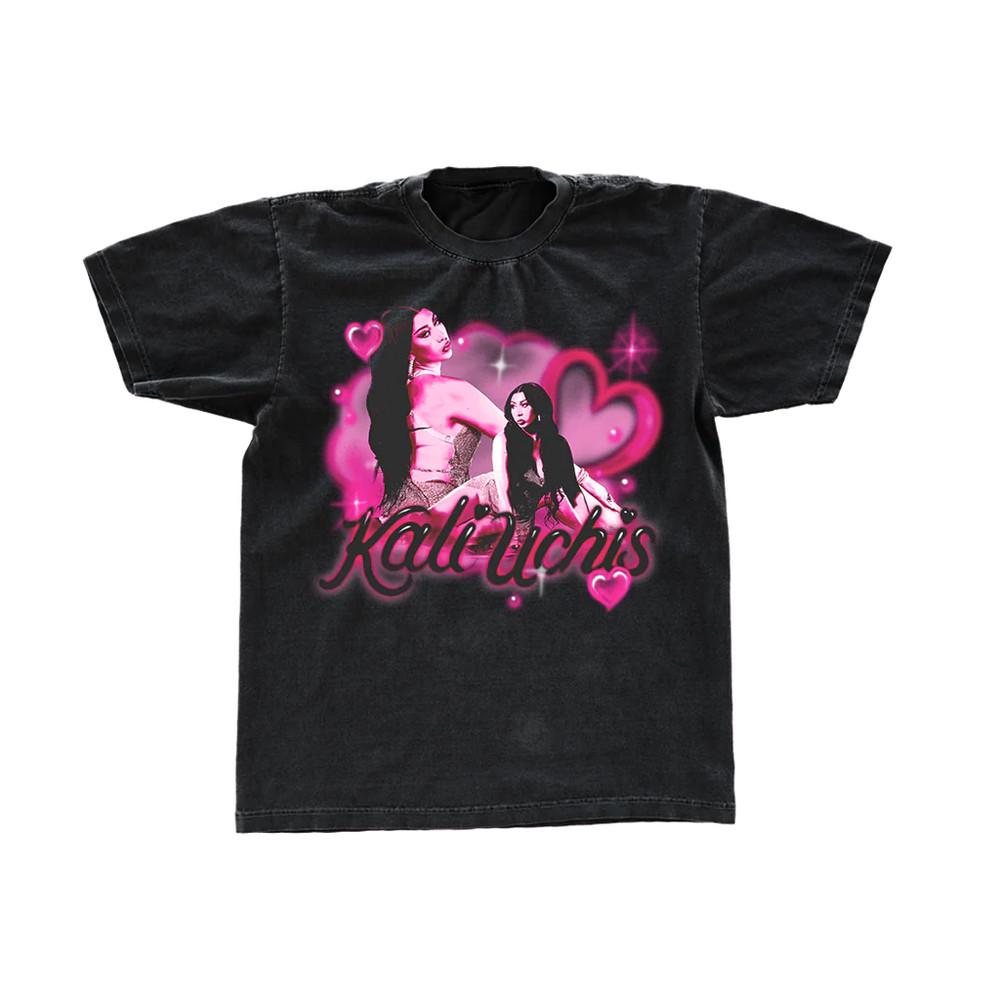 Kali Uchis Gift For Friends Black T-Shirt Cotton Full Size Unisex T-Shirt XL