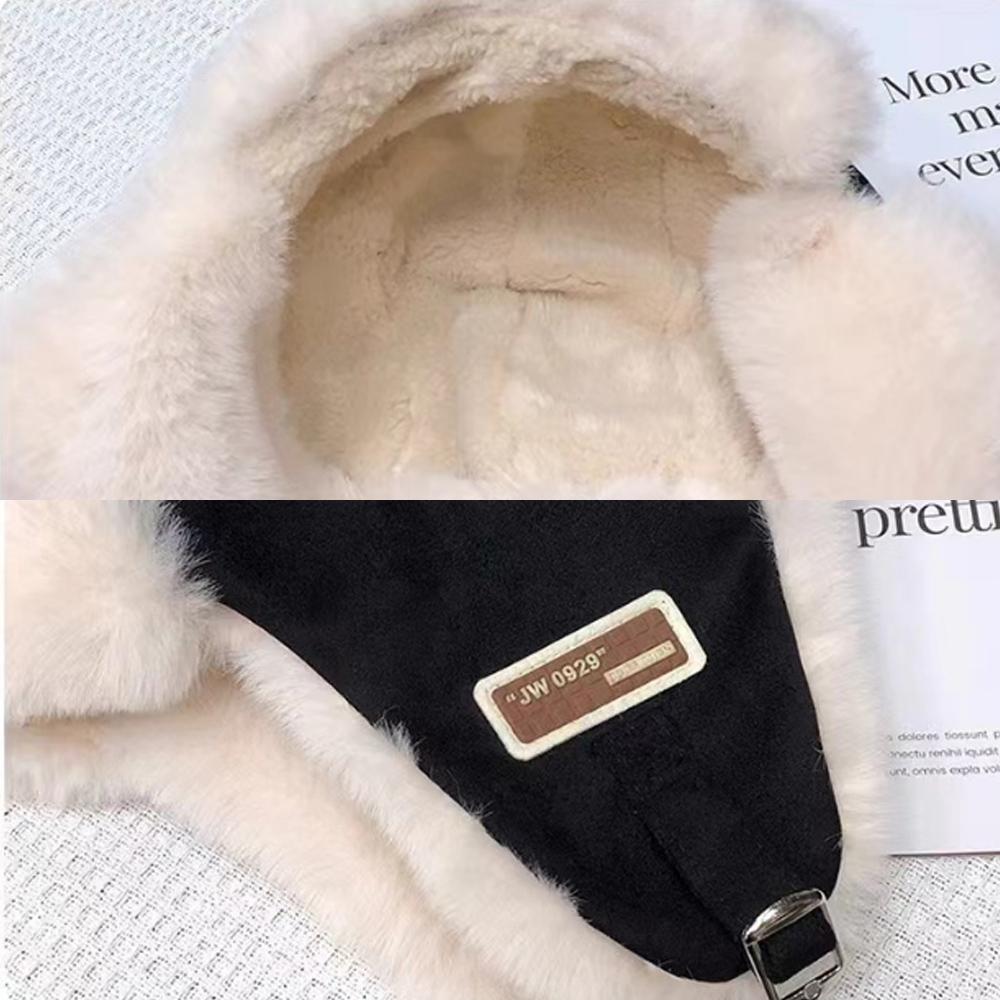 Bomber Hat Men Women Thick Warm Russian Ushanka Fur Hat Fashion Male Female Winter Hat Black Grey Earflap Ski Russian Cap
