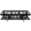 Wall Mounted 12 Slot Caulking Tool Holder for Sealant Tubes Made of Iron Black Storage Rack 40.28 X 16.89 X 8.48 Cm