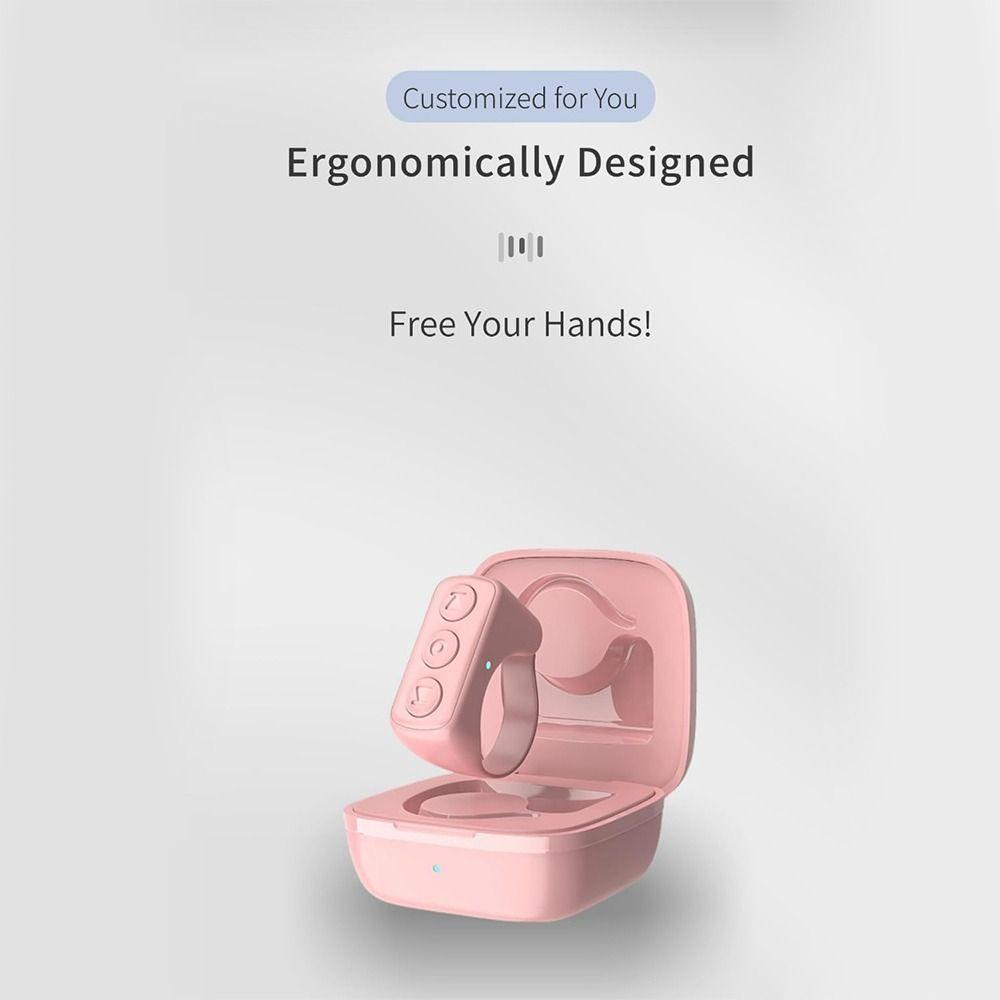 New Bluetooth Scrolling Ring Remote Control Portable Convenient Page Turner Instant Selfie Remote for Shorts and Reels